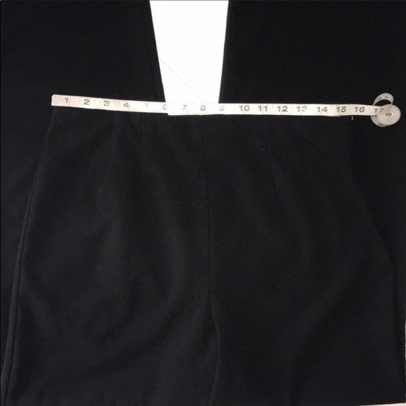 90s Worthington Pants Trouser High Waist Black side zipper straight legs size 14 - Picture 7 of 12